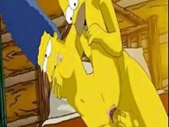 Marge wird von Homer heftig durchgenommen